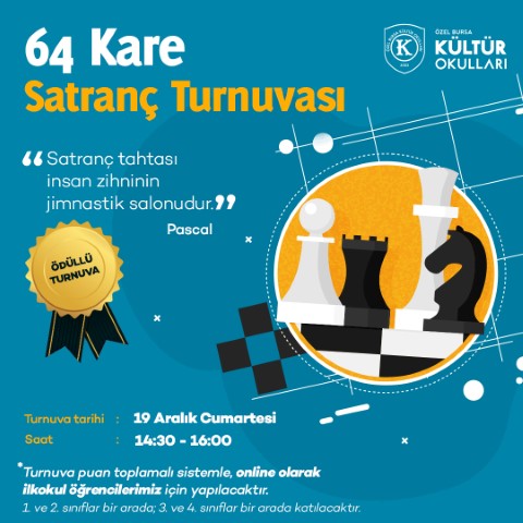 "64 Kare" Online Satranç Turnuvası...