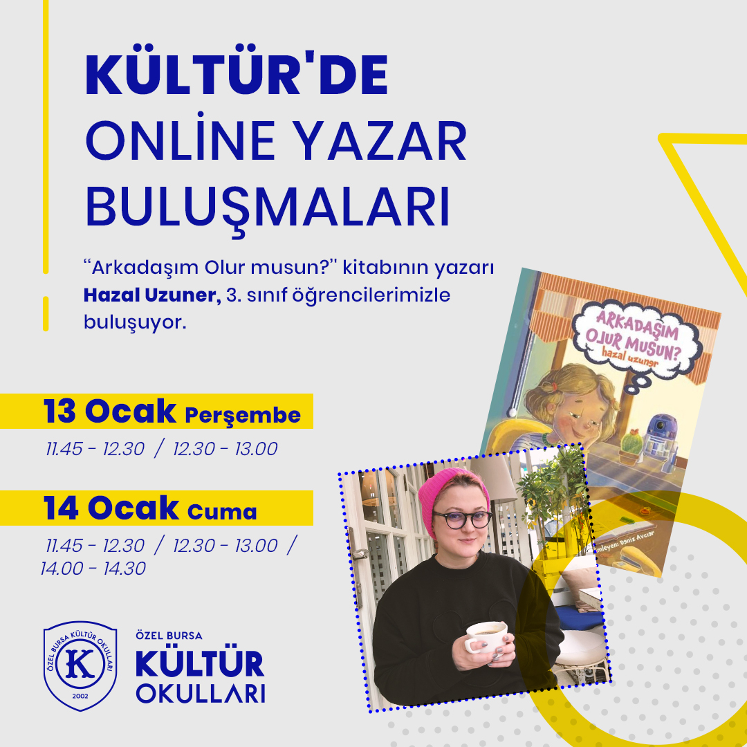 Kültür'de Online Yazar Buluşmaları...