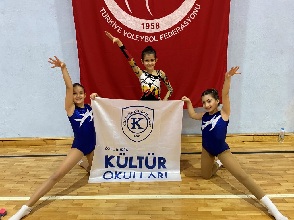 Kültürlü Öğrenciler Aerobik Cimnastikte de Başarılı...