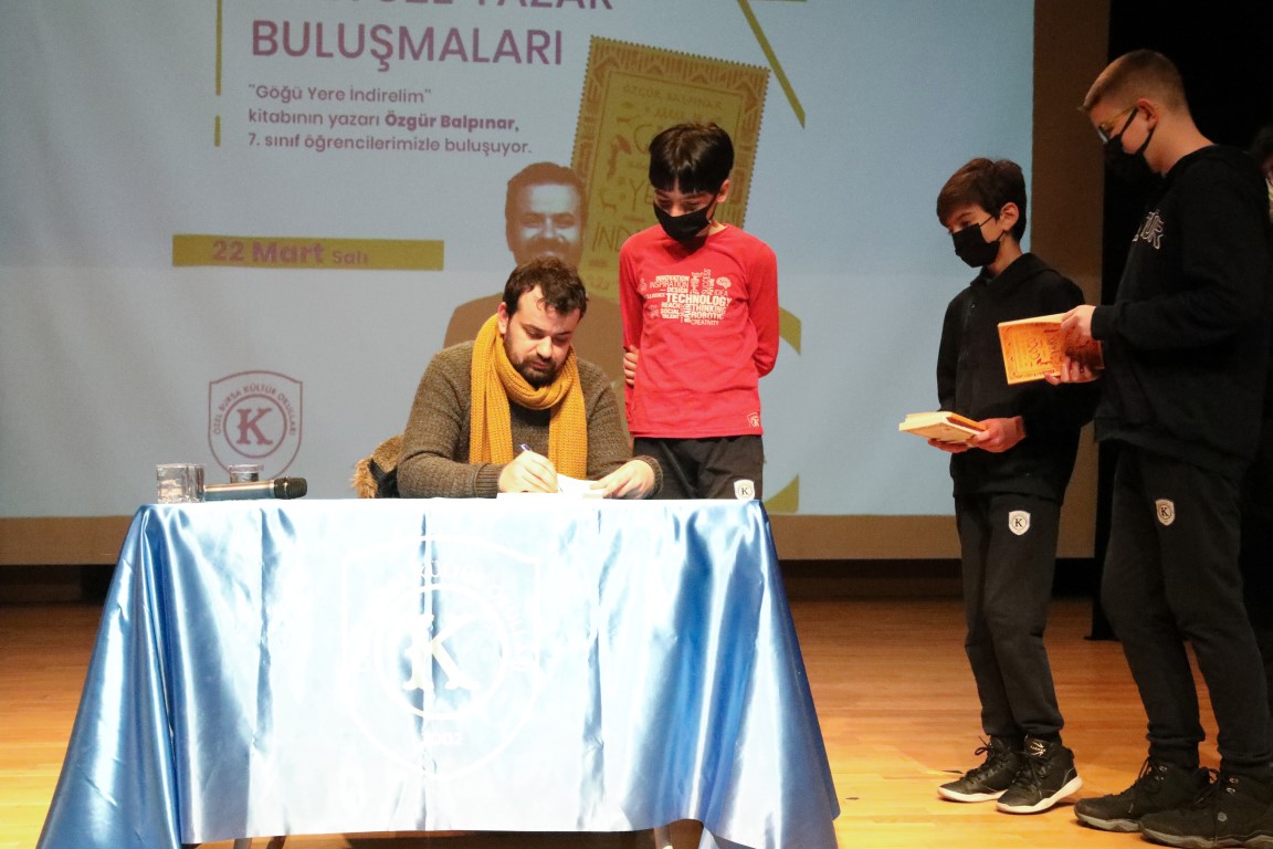 Kültür'de Yazar Buluşmaları: Özgür Balpınar...