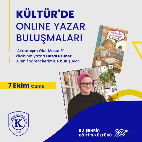 Kültür'de Online Yazar Buluşmaları: Hazal Uzuner...