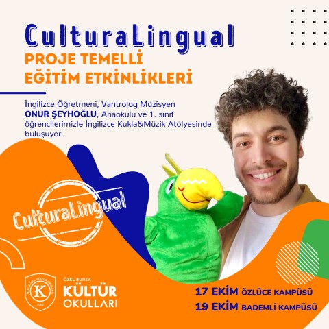 "CulturaLingual" Buluşmalarında Bu Hafta! : Onur Şeyhoğlu...