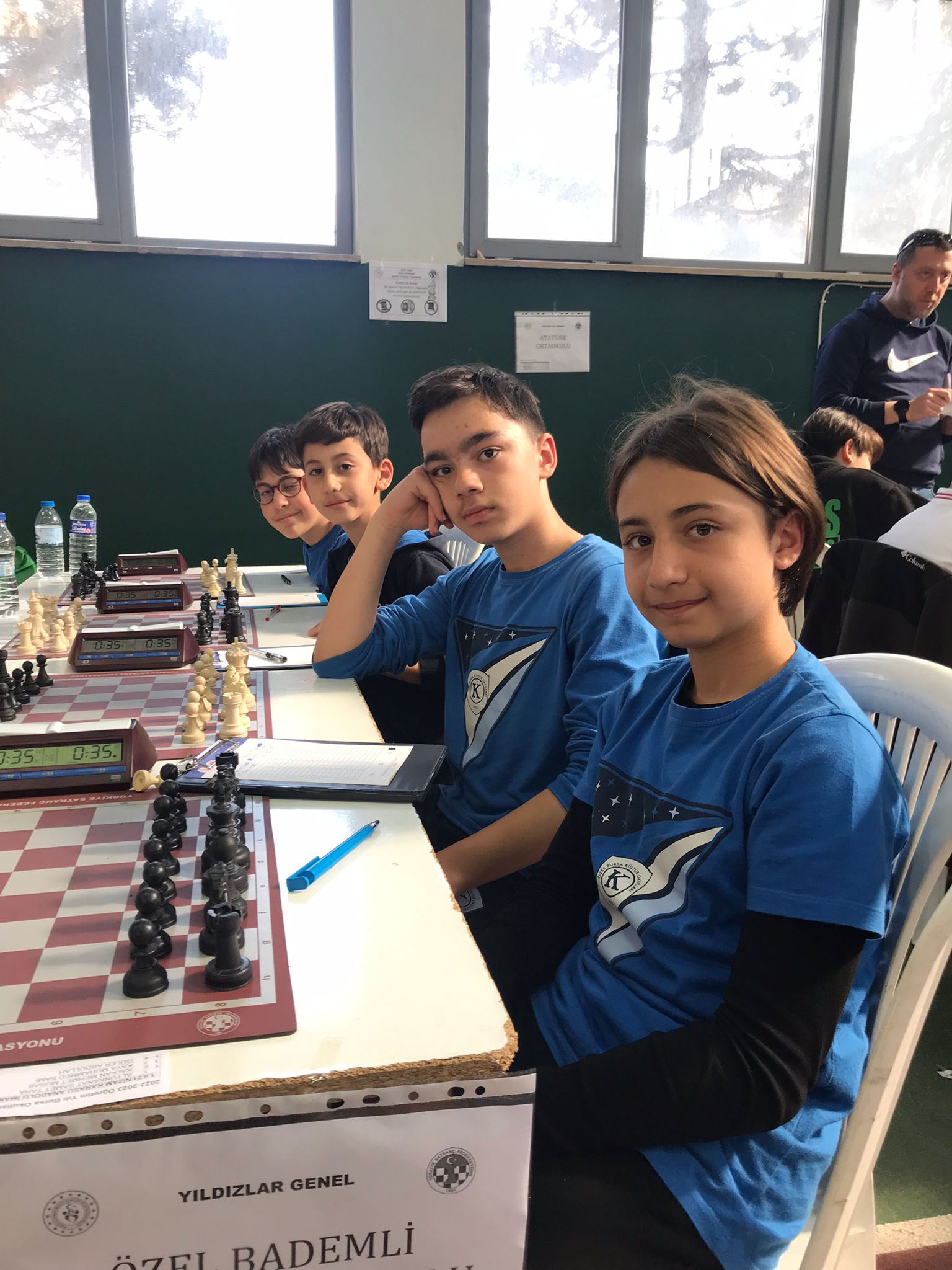 "Bursa Okullar arası Satranç Turnuvası"ndayız...