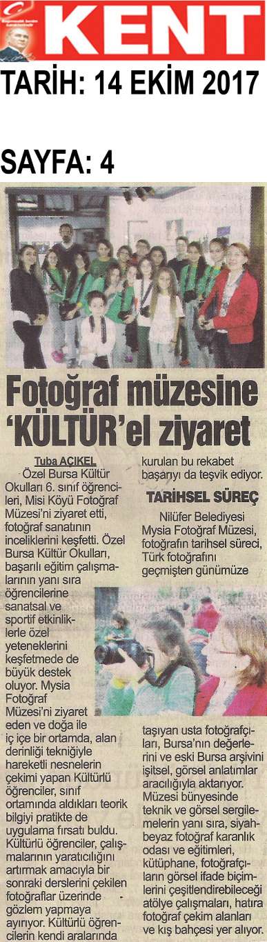 Kültürlü Fotoğrafçılar Mysia Fotoğraf Müzesi'nde...