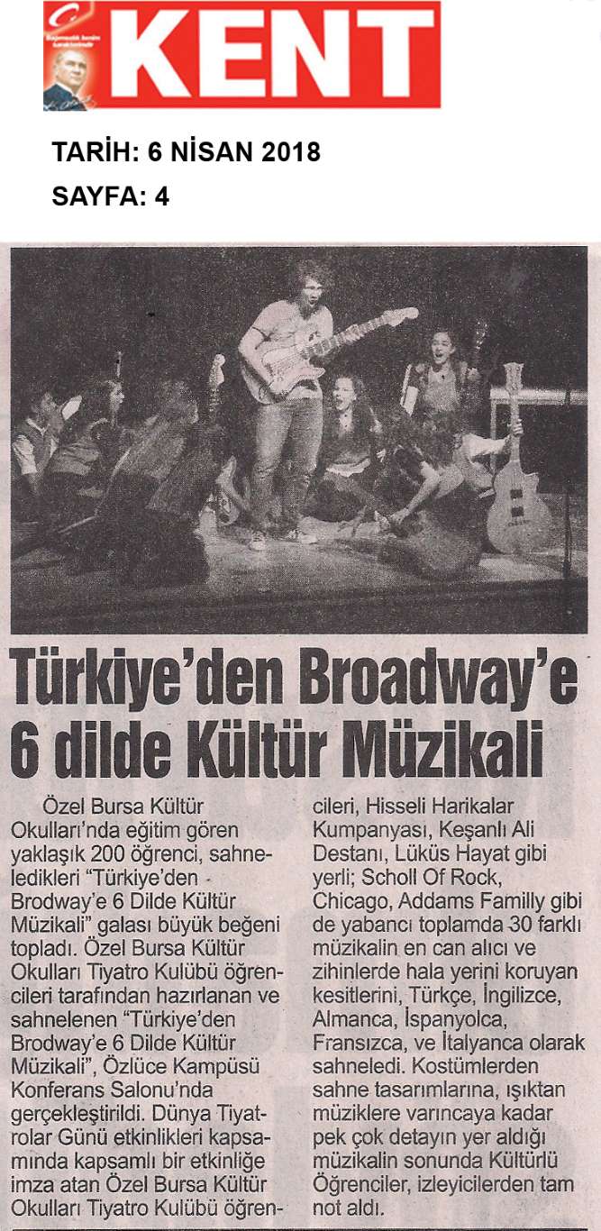Kültür Sahnesinde: Türkiye’den Broadway’e 6 Dilde Kültür Müzikali…